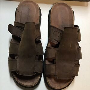 EDDIE BAUER NWT MENS SZ 12 SANDALS SLIP ON SHOES VINTAGE ORIG OWNER